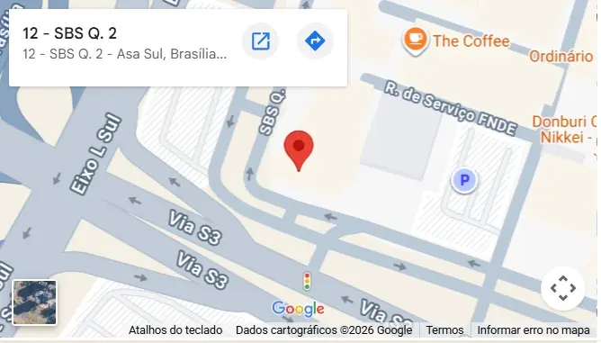 Mapa — Brasília/DF