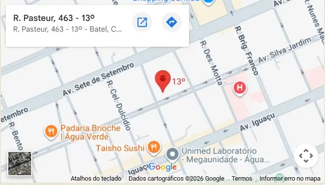 Mapa — Curitiba/PR