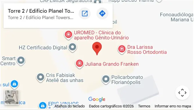 Mapa — Florianópolis/SC