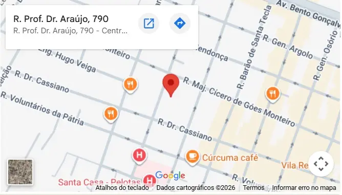 Mapa — Pelotas/RS