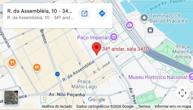 Mapa — Rio de Janeiro/RJ