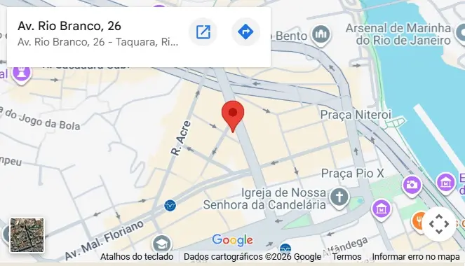 Mapa — Rio de Janeiro/RJ
