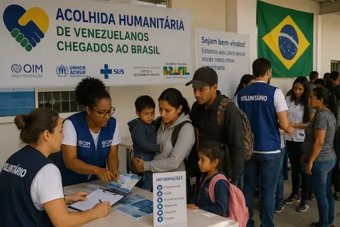 Acolhida humanitária no Brasil